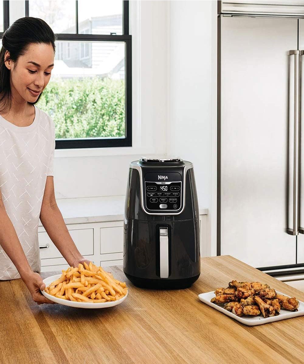 Ninja Air Fryer Max, 5.2 Litres, Grey and Black