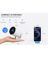 HY300 Pro Mini Projecteur Android 11 WiFi Bluetooth Compatible 4K
