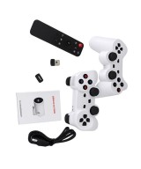 HIBCO HY300-A Projecteur Gaming Smart WiFi HD – 2 Manettes Sans Fil – Carte SD 64 Go Jeux Préinstallés – HDMI USB – Support 4K