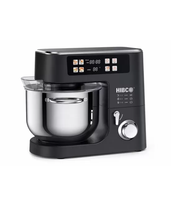 Robot Pâtissier HIBCO 2100W 10L Écran Tactile Balance Intégrée – Noir ou Argent