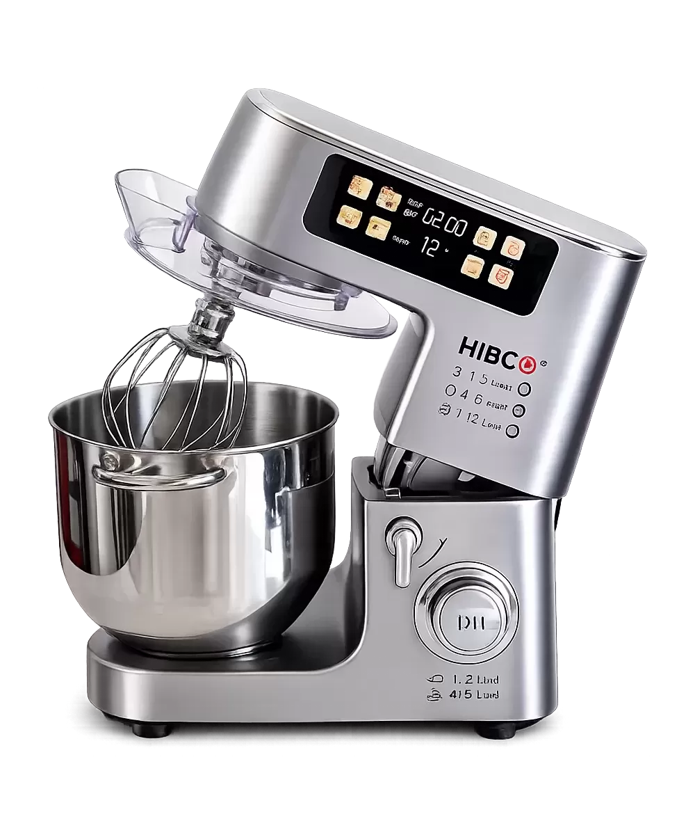 Robot Pâtissier HIBCO 2100W 10L Écran Tactile Balance Intégrée – Noir ou Argent
