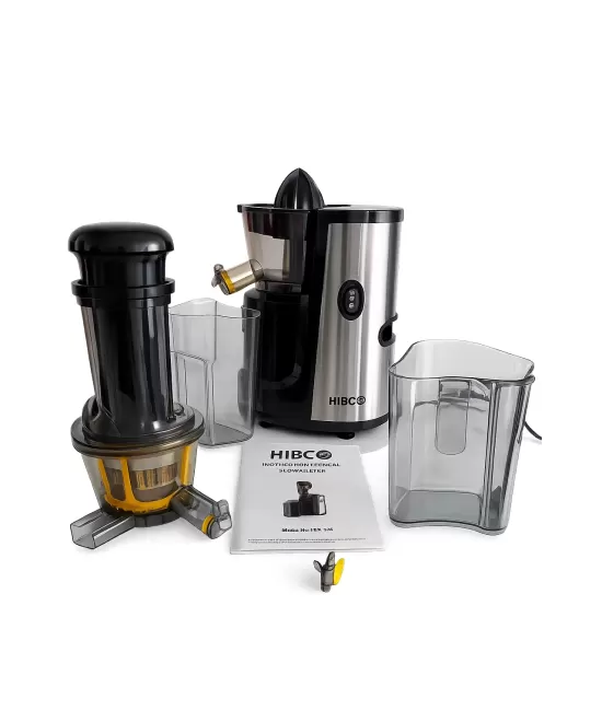 HIBCO HCK-60H Extracteur de Jus Lent 150W 2 en 1