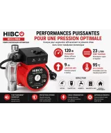 HIBCO RS12/9GS 120W – Pompe Surpresseur 23L/min