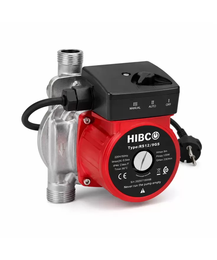 HIBCO RS12/9GS 120W – Pompe Surpresseur 23L/min