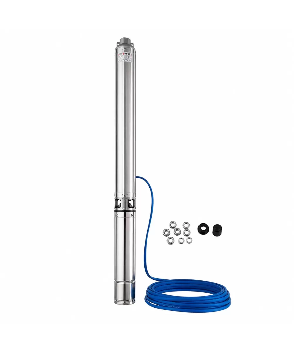 Pompe forage HIBCO 4SR3/30 3HP 2.2kW 380V Triphasé