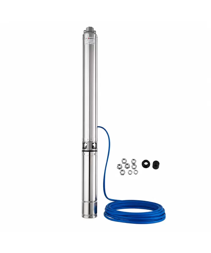 Pompe forage HIBCO 4SR3/30 3HP 2.2kW 380V Triphasé