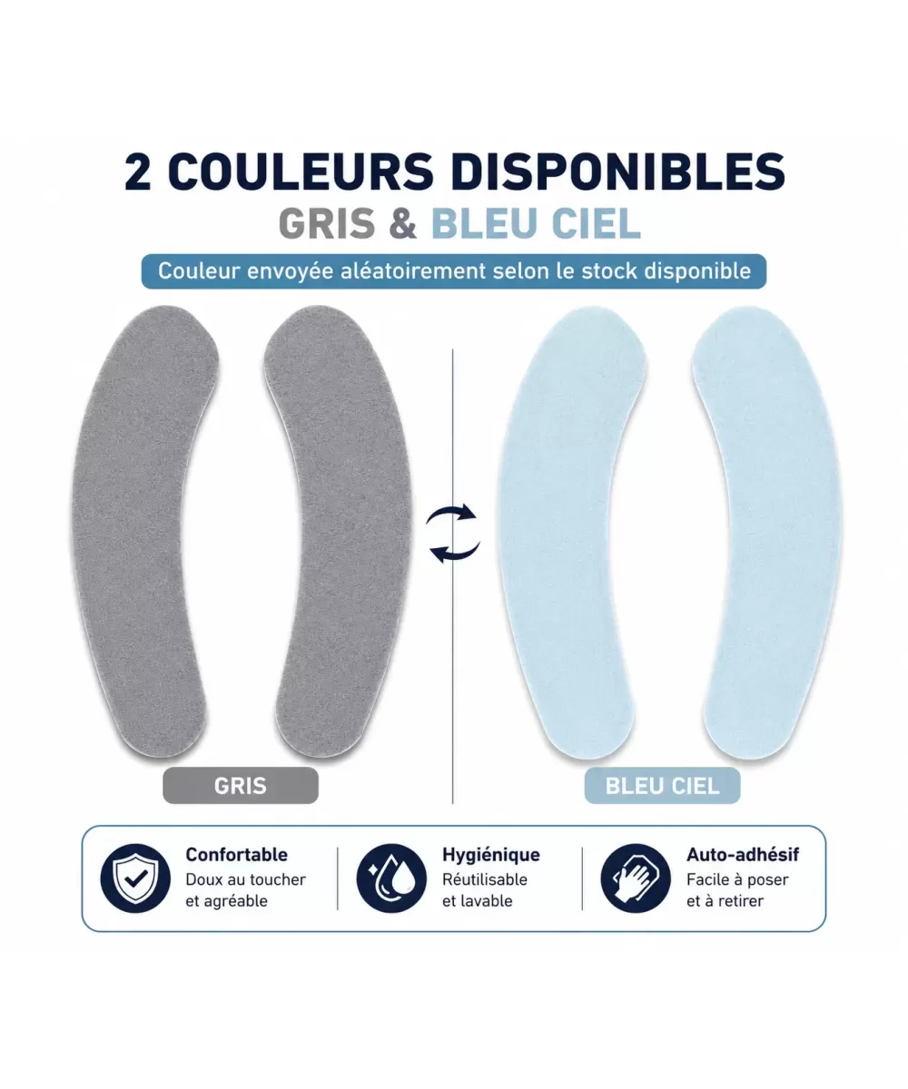 HIBCO Coussin Siège WC Auto-Adhésif Lavable