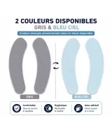 HIBCO Coussin Siège WC Auto-Adhésif Lavable