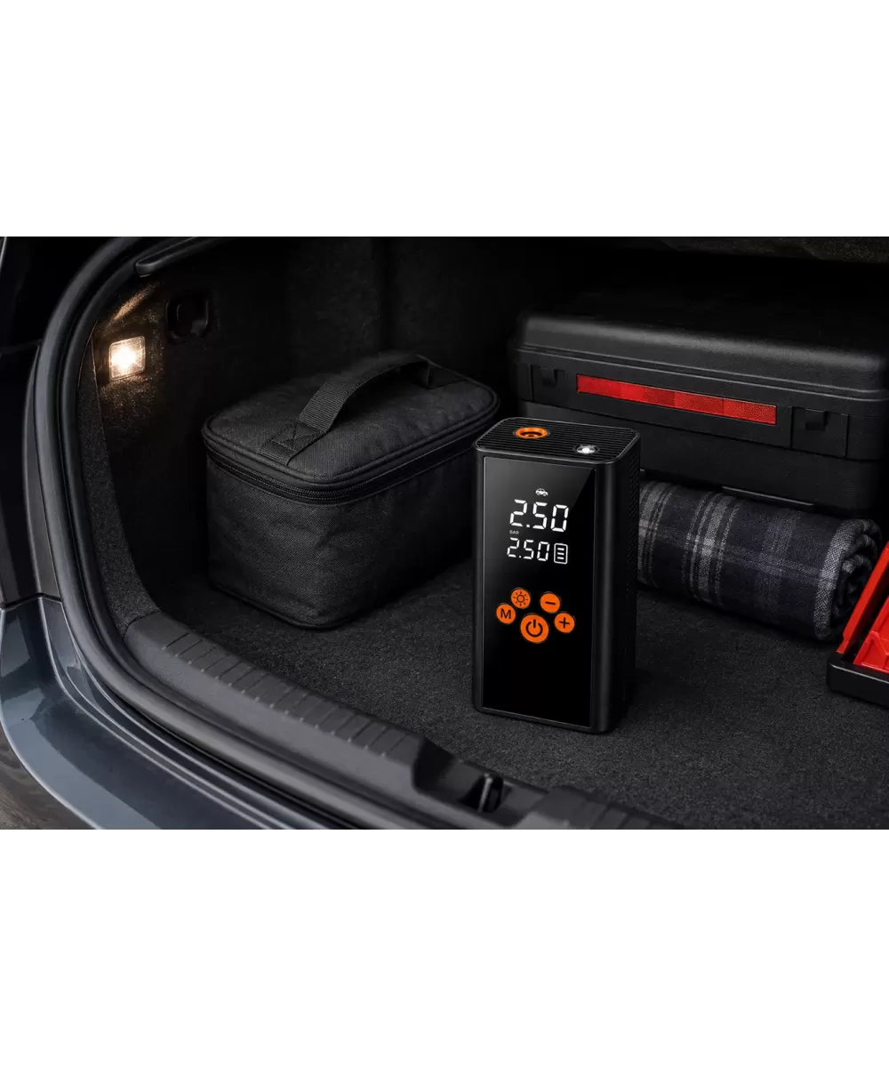 HIBCO Mini Compresseur d’Air Portable A6 – Gonfleur Pneus