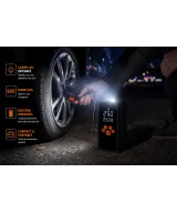 HIBCO Mini Compresseur d’Air Portable A6 – Gonfleur Pneus