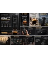 Coffee Co Machine Espresso Portable 18 Bars | HIBCO