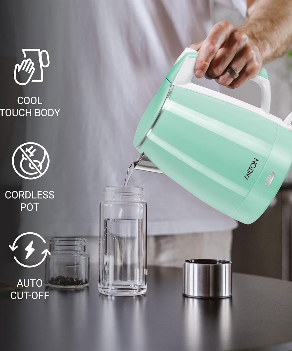 Milton Euroline Riga Electric Stainless Steel Kettle