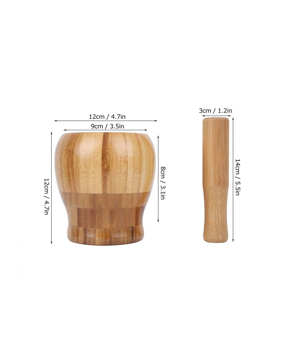Essentials Bamboo Mortar And Pestle Set