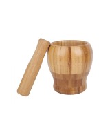 Essentials Bamboo Mortar And Pestle Set