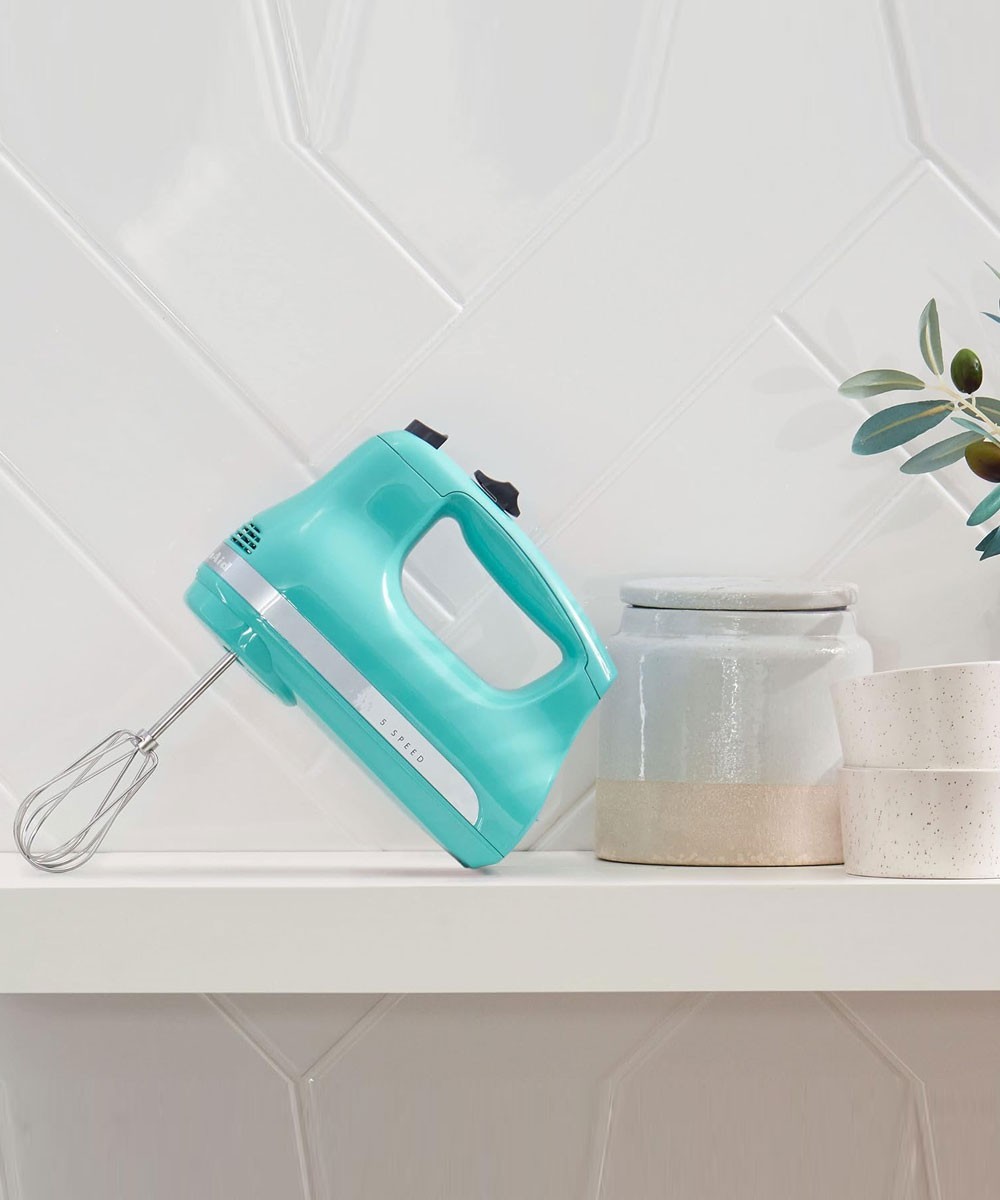 5 Ultra Power Speed Hand Mixer Aqua Sky