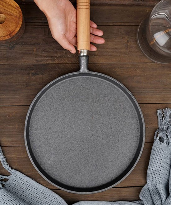 Cast Iron Griddle Uncoated Skillet Griddle Pan
